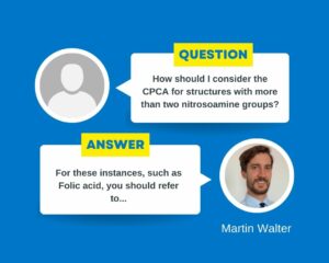 Q&A deep dive with Martin Walter:  How to establish AI limits for NDSRIs