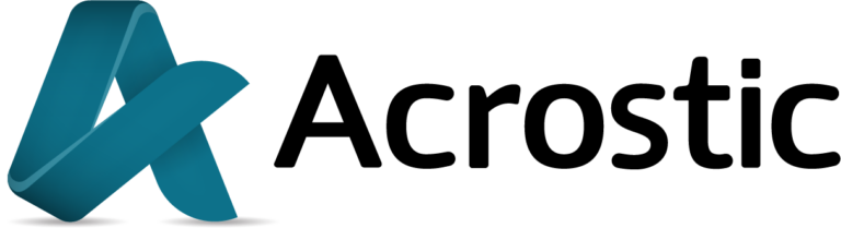 Acrostic Read-Across Logo