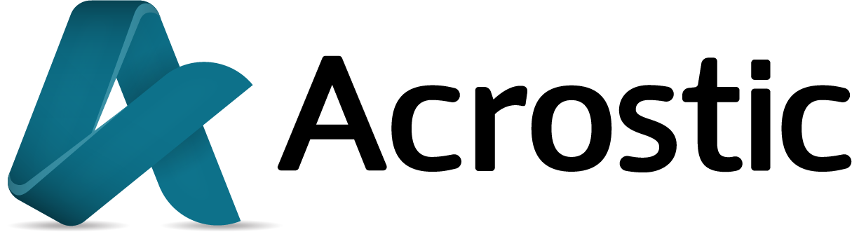 Acrostic Logo Colour RGB